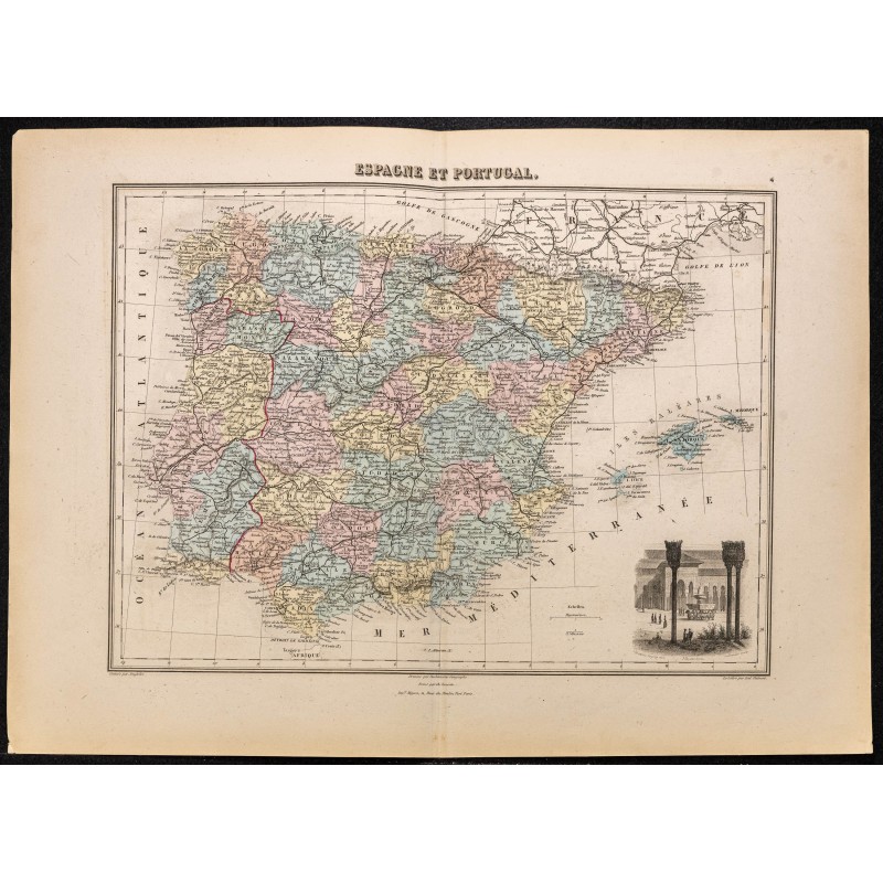 Cartes Anciennes D Espagne Et Du Portugal