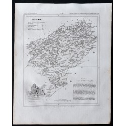 Gravure de 1833 - Département du Doubs - 1