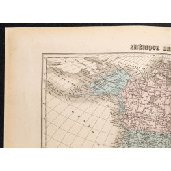 Gravure de 1884 - Amérique septentrionale - 2