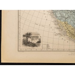 Gravure de 1884 - Amérique septentrionale - 4