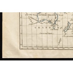 Gravure de 1843 - Carte de l'Oceanie et du Pacifique - 4