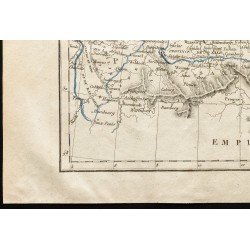 Gravure de 1843 - Carte des États prussiens - 4