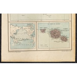 Gravure de 1896 - Établissements français de l'Océanie - 3