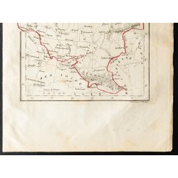 Gravure de 1843 - Carte de la Russie occidentale - 3