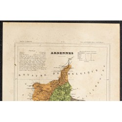 Gravure de 1896 - Département des Ardennes - 2