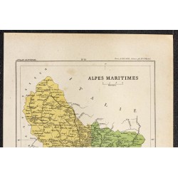 Gravure de 1896 - Département des Alpes-Maritimes - 2