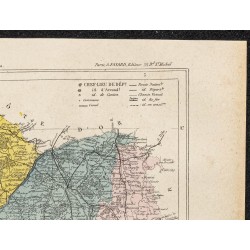 Gravure de 1896 - Département de la Saône-et-Loire - 3