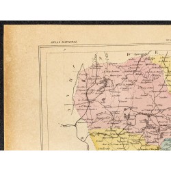 Gravure de 1896 - Département de la Creuse - 2