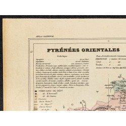 Gravure de 1896 - Département des Pyrénées orientales - 2