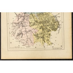 Gravure de 1896 - Département des Hautes Pyrénées - 3