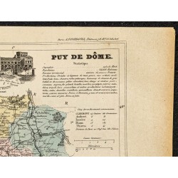 Gravure de 1896 - Département du Puy De Dôme - 3