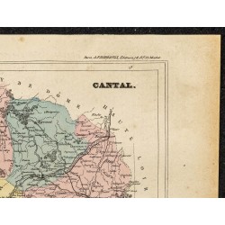 Gravure de 1896 - Département du Cantal - 3