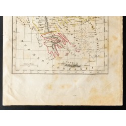 Gravure de 1843 - Carte de la Turquie d'Europe - 3