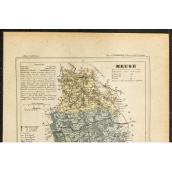 Gravure de 1896 - Département de la Meuse - 2