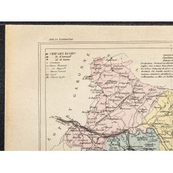 Gravure de 1896 - Département de Tarn-et-Garonne - 2