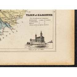 Gravure de 1896 - Département de Tarn-et-Garonne - 5