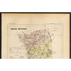 Gravure de 1896 - Département des Deux Sèvres - 2