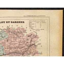Gravure de 1896 - Département de Lot-et-Garonne - 3