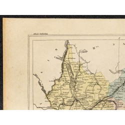 Gravure de 1896 - Département de la Savoie - 2