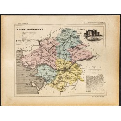 Gravure de 1896 - Département de la Loire-Atlantique - 1