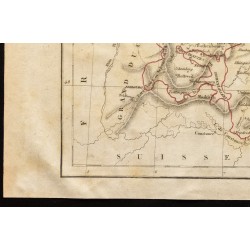 Gravure de 1843 - Carte du Royaume de Wurtemberg - 4