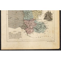 Gravure de 1896 - Département de la Manche - 3