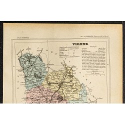 Gravure de 1896 - Département de la Vienne - 2