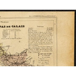 Gravure de 1896 - Département du Pas de Calais - 3