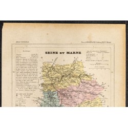 Gravure de 1896 - Département de Seine-et-Marne - 2