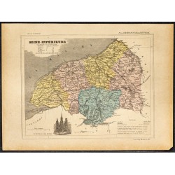 Gravure de 1896 - Département de la Seine-Maritime - 1