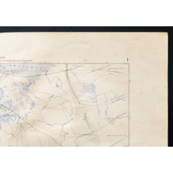 Gravure de 1880 - Carte de l'Europe - 3