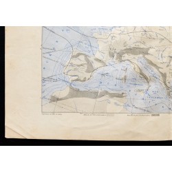 Gravure de 1880 - Carte de l'Europe - 4