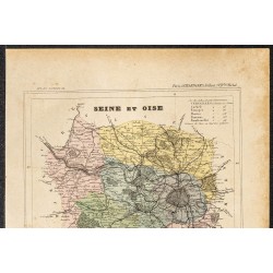 Gravure de 1896 - Département des Yvelines - 2