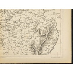 Gravure de 1881 - Nord de la France, Belgique et Luxembourg - 5