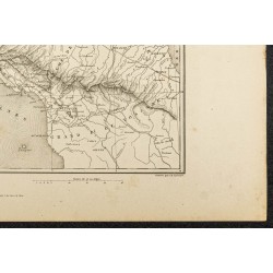 Gravure de 1881 - Carte du bassin du Pô - 5