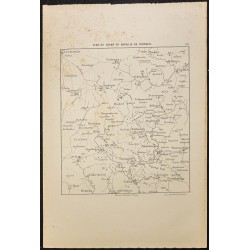 Gravure de 1881 - Bataille de Stockach (1799) - 1