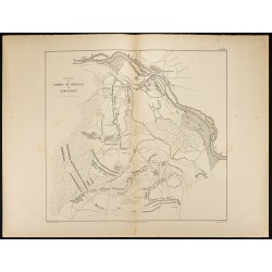 Gravure de 1881 - Bataille de Kunersdorf (1759) - 1