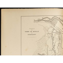 Gravure de 1881 - Bataille de Kunersdorf (1759) - 2