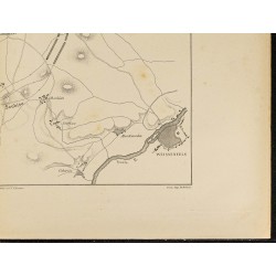 Gravure de 1881 - Bataille de Rossbach (1757) - 5
