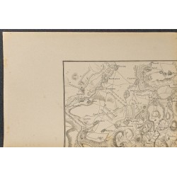 Gravure de 1881 - Bataille de Hochkirch (1758) - 2