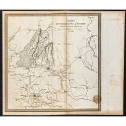 Gravure de 1850ca - Lombardie et Vénétie - 1