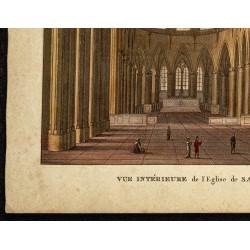 Gravure de 1827 - Eglise Saint-Germain-l'Auxerrois - 4