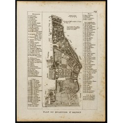Gravure de Quartier Saint Benoît - 1