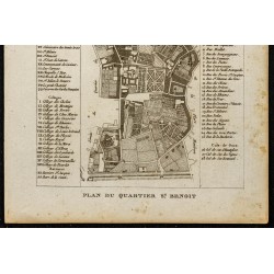 Gravure de Quartier Saint Benoît - 3