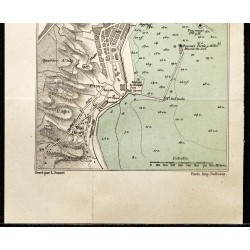 Gravure de 1884 - Plan du port d'Alger - 3