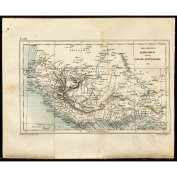 Gravure de 1884 - Sénégambie et Guinée supérieure - 1