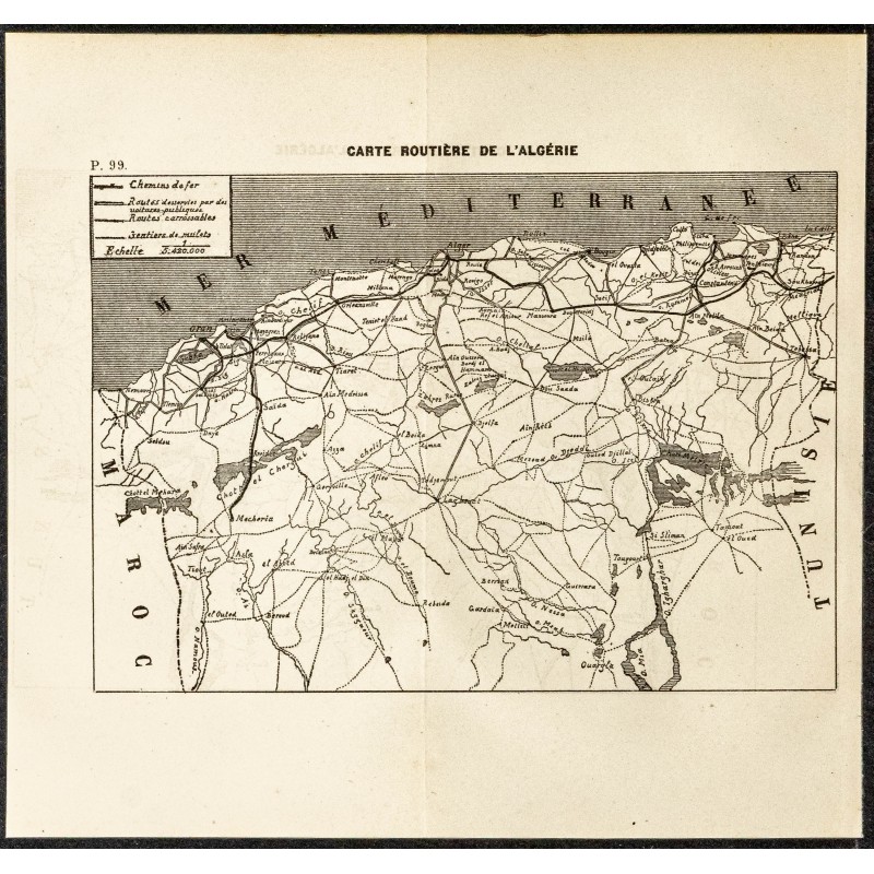 14 Carte Routiere De L Algerie