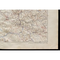 Gravure de 1880 - Carte d'ensemble de la frontière nord - 5
