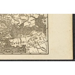 Gravure de 1865 - Carte d'Europe - 5