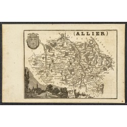 Gravure de 1865 - Basses-Alpes et Allier - 2